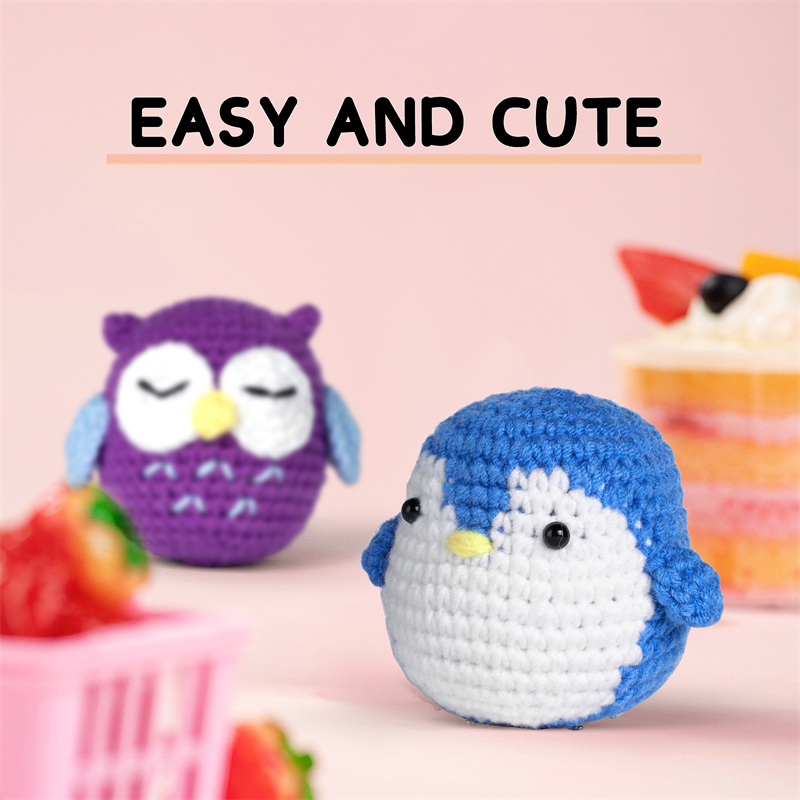 Owl crochet teaching video